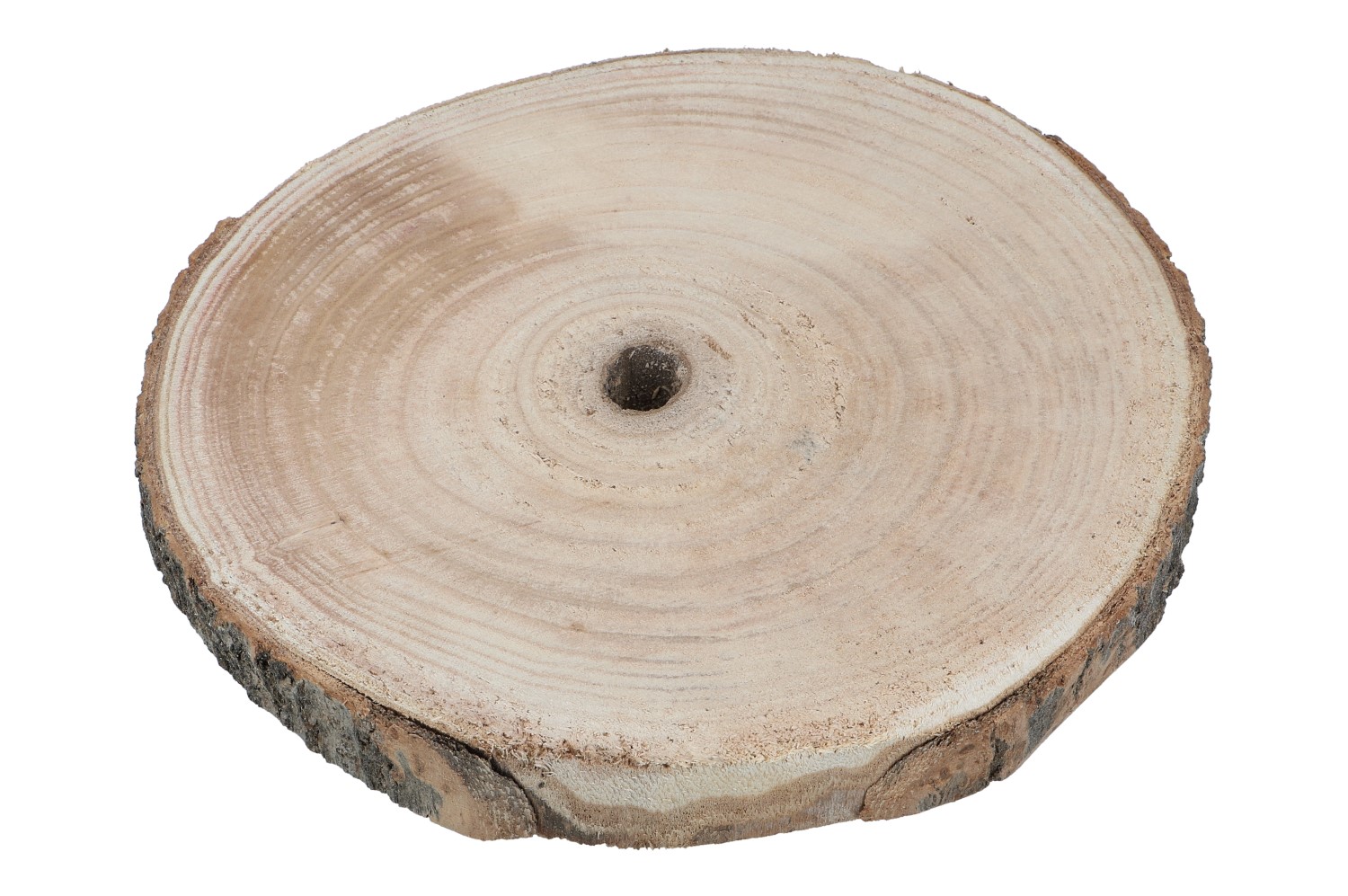Holzscheibe aus Paulownia-Holz D25 H3cm
